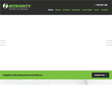 Tablet Screenshot of integritysecurity.com.au